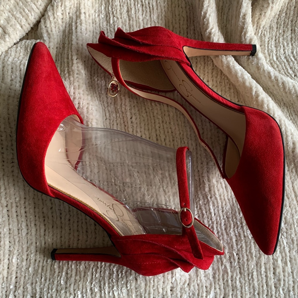 Jessica Simpson Carlette Pump Chili Pepper Red 9M